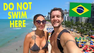 BRAZIL'S MOST DANGEROUS BEACH 🇧🇷 RECIFE & OLINDA