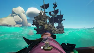 Sea of Thieves "Solo Skeleton Galleon takedown #2"