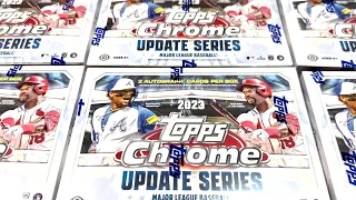 NOTHING BUT HITS!  NEW RELEASE!  2023 TOPPS CHROME UPDATE BREAKER’S DELIGHT BOXES!