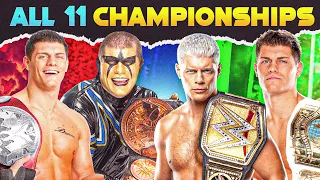 Cody Rhodes WWE: All Championship Wins Breakdown!