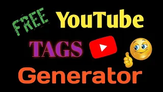 YouTube Unlimited Tags Generator | RapidTags #youtubetags #rapidtags #aitech