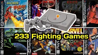 All Fighting Games for PS1