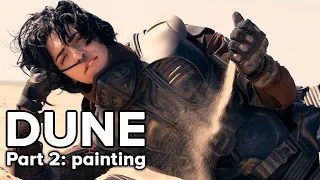 Painting With Kitchen Spices (Dune Cosplay)