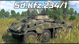 Sd.Kfz.234/1 German Armoured Car Gameplay