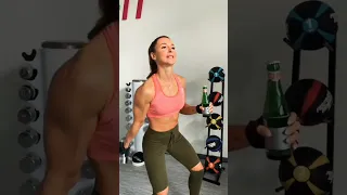 Bottle Cap Challenge Fitness Girl At Home