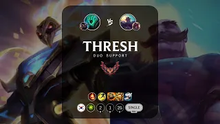 Thresh Support vs Braum - KR Grandmaster Patch 14.4