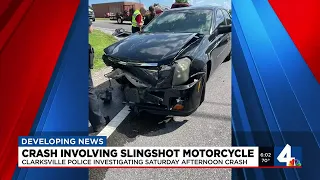 Clarksville crash involving slingshot motorcycle