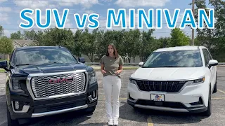 SUV vs MINVAN: THE GREAT DEBATE