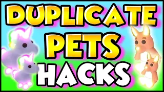 HACKS TO DUPLICATE PETS to MAKE MEGA NEONS FAST in Adopt Me Roblox!! Prezley Adopt Me