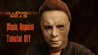 Halloween Kills Michael Myers Mask Repaint Tutorial DIY