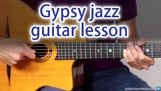Learn Gyspy Jazz : Guitar lesson