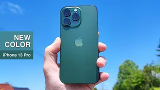 Apple iPhone 13 Pro Alpine Green Relaxing Unboxing