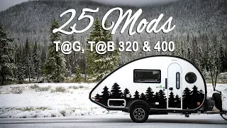 25 Great Mods for your T@G, T@B 320 & 400 Teardrop Trailers