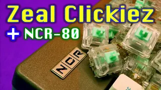 Reviving the magic of vintage clicky keyboards (Zeal Clickiez + NCR-80)