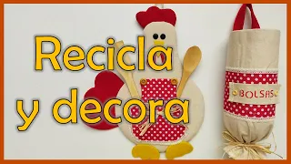 IDEAS PARA DECORAR CON RECICLAJE 2023 // Manualidades para la cocina // Crafts for the kitchen