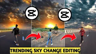 Sky Moving New Trending Reels Video Editing In Capcut | Sky Change Reels Video Editing In Capcut