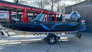 Łódź motorowa Finval 555 FishPro Yamaha f150 Pega Garmin. #garminmarine #łódźwędkarska #yamahamarine