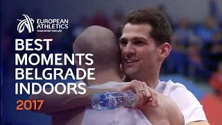 All the best moments from the Belgrade 2017 Euro Indoors