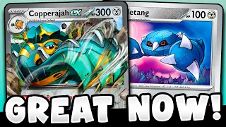 Copperajah ex is GREAT Now thanks to Metang! (PTCGL)