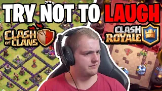 Best of Trymacs | Clash of Clans & Clash Royale | Try not to LAUGH 😂=🚫