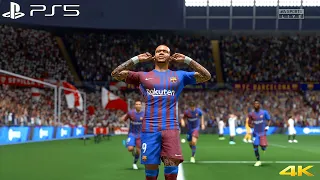 FIFA 22 | Barcelona vs Sevilla | La liga 2021/2022 | Gameplay & Prediction | PS5 4K 60FPS