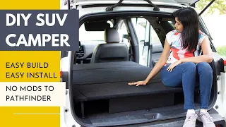 DIY SUV Bed Platform | 2023 Nissan Pathfinder Rock Creek