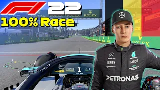 F1 22 - Let's Make Russell World Champion #14: 100% Race Belgium