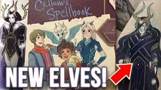 ALL Elven Types Revealed + NEW Dragons! The Dragon Prince Callum's Spellbook Lore Analysis