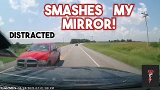 Distracted Driver Crosses Line &Hits Me | Hit and Run | Bad Drivers, Brake check | Other Dashcam 562