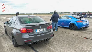 700HP BMW M3 F80 No Limit Performance vs 740HP Audi TT-RS