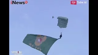 Aksi Militer Prajurit Serta Terjun Payung Membawa Bendera TNI & NKRI - Special Report 05/10