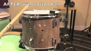 DRUM HACK | How To Fix Ringing/Rattly Drums