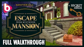 ESCAPE FROM MYSTWOOD MANSION | Full walkthrough + secret area | A fun new escape room game