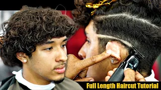 FULL LENGTH HAIRCUT TUTORIAL: FRESHEST DROP FADE | CURLY TOP