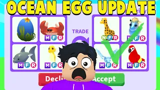 NEW OCEAN EGG Trading in Adopt Me! (OCEAN EGG RELEASE DATE)