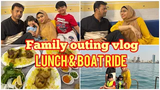 LUNCH IN FREEJ | BOAT RIDE IN SALMIYA | KUWAIT VLOGS | VLOGGING DAYS