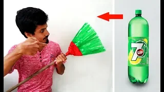 How To Make Broom From Plastic Bottles | Easy and Simple | Craft Village