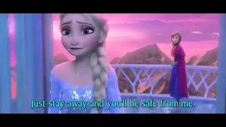 FROZEN - For the First Time in Forever Anna and Elsa - Official Disney (3D Movie Clip) - With Words