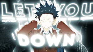 Let You Down - A Silent Voice (+Free-Project-File) [Amv/Edit]