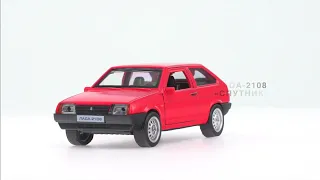 Металлическая модель «Lada 2108 «Спутник», Технопарк 2108-12-RD