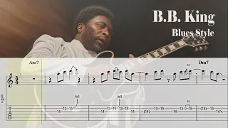 Blues In The Style Of B.B King | Guitar Tab