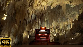 Luray Caverns Cathedral chamber Great Stalacpipe Organ rare music 4k video