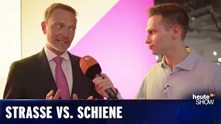 Was macht die Porsche-Partei für die Bahn? Fabian Köster auf dem FDP-Parteitag | heute-show