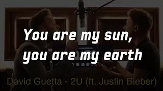 David Guetta ft Justin Bieber - 2U (SING OFF vs. Olly Murs) LYRICS