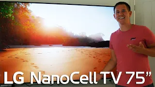 HUGE 75 NANOCELL TV FROM LG! Unboxing & First Impressions