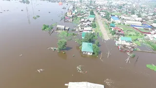 Наводнение Тулун "новая волна" 31.07.2019 12:35  район мясокомбината