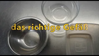 Sauerteig Profiwissen aus welchem Material sollte das Gefäß für die Sauerteig Aufbewahrung bestehen?