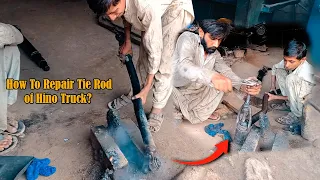 Repairing truck tie rod | Tie rod ends repairing | Repairing tie rod ball pin