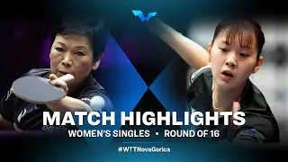 Highlights | Xia Lian Ni vs Miyu Nagasaki | WS R16 | WTT Contender Nova Gorica 2022