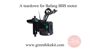 A teardown for Bafang BBS motor
